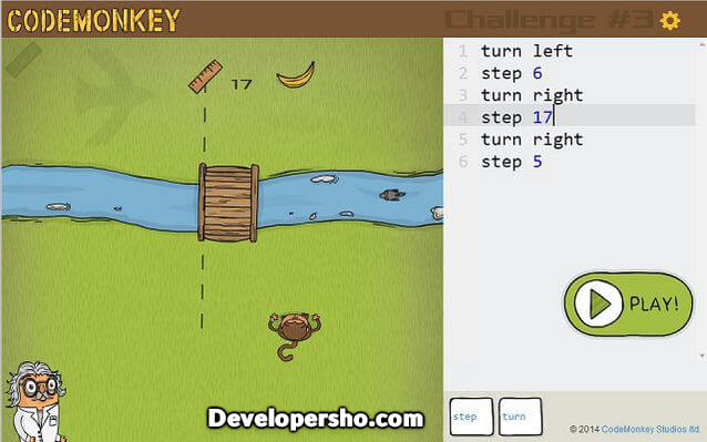بازی معروف CodeMonkey برای یادگیری برنامه نویسی