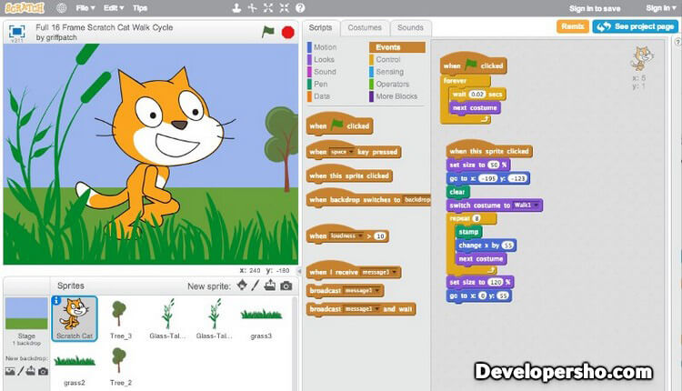 آموزش برنامه نویسی برای کودکان با بازی Scratch
