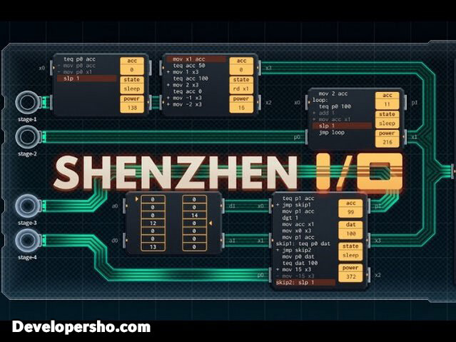 Shenzhen I/O بهترین بازی برای یادگیری برنامه نویسی
