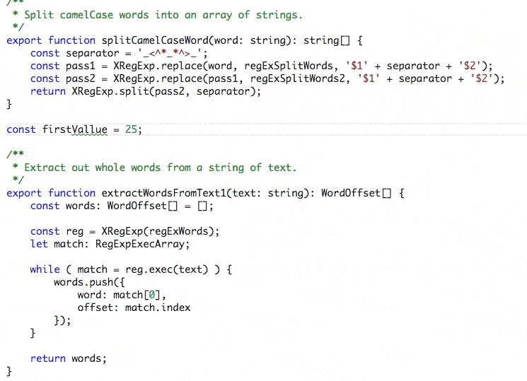 پلاگین Code Spell Checker برای ویژوال استودیو کد