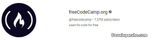 کانال یوتیوب مخصوص برنامه نویسی با freeCodeCamp