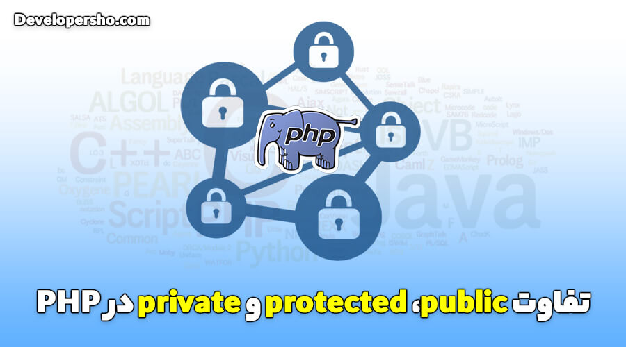 تفاوت protected ،public و private در کلاس شیءگرایی PHP
